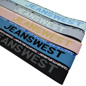 Customized Elastic Band for Underwear Jacquard Elastic Boxers Band Custom logo Elastic Bands for Garment - Product Image 2