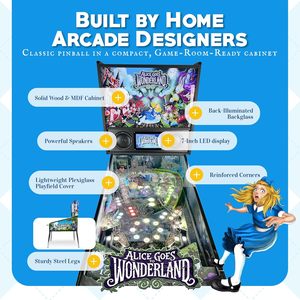 2026 New for Pinball <b>Machine</b> | Classic Tabletop <b>Arcade</b> <b>Game</b> with LED Digital Score Display - Product Image 2