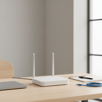 Router Fiber Optik FTTH Dual Band 2.4G/5G+ MT-ONU137E Modem Bahasa Inggris dengan WiFi ROUTER ONU FTTH