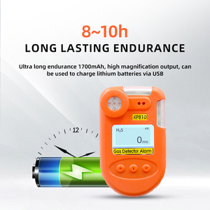 가스 파이프 누출 감지기 BW 클립 H2S 황화수소 모니터 - Product Image 5