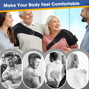 เครื่องนวด MELO Fitease MASSAGE APPARATUS OEM แบบให้ความร้อน นวดไหล่ ควบคุมเวลาได้ สายรัดนวดแขน ผลิตภัณฑ์นวดที่ดีที่สุด บรรเทาอาการปวด - Product Image 2
