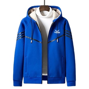 2023 <b>Tracksuit</b> High Quality 100% Cotton Jogging Wear Custom Fabric Sports Slim Fit Running Set 2 Pcs Suit Comfortable Hooded - Product Image 2