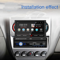 Lecteur DVD de voiture universel 7 pouces Écran tactile rétractable Multimédia MP5 BT USB FM Audio 1 Din Radio de voiture Android