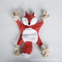 Jouet créatif personnalisé Songshan Toys pour chien, nouveau jouet à couiner en peluche résistant à la mastication, corde en coton à nœuds pour l'entraînement, multi-fêtes pour animaux de compagnie