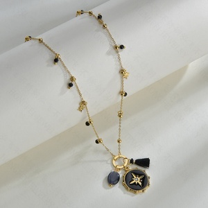 OEM Hot Sale Custom <b>Name</b> Gold Plated Zircon Stainless Steel Pendant for Party Jewelry Making - Product Image 4