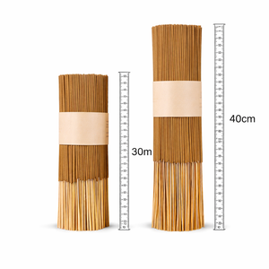 Bâtons d'encens au parfum de vétiver de 30 cm, longue durée de combustion, en bambou naturel, pour la fragrance d'intérieur, le spa et la relaxation, vente en gros - Product Image 2