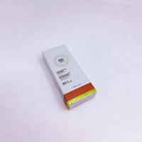 Boîte à cosmétiques personnalisée de luxe avec dorure à chaud et vernis sélectif UV, emballage en papier souple pliable pour pot de crème visage haut de gamme