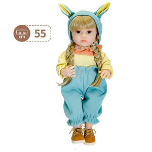 Yüksek Kaliteli 22 İnç Özelleştirilebilir Yeniden Doğmuş Vinil Bebek Oyuncak Modası Bebek Aksesuarları Güvenlik Özellikleriyle - Product Image 6