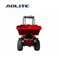 AOLITE WD16E top chinois mini dumper électrique à quatre roues alimenté par batterie nouvelle énergie haute efficacité dumper de roue à vendre