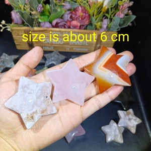Prix <span class=keywords><strong>de</strong></span> gros : Artisanat <span class=keywords><strong>de</strong></span> guérison en cristal naturel (Quartz <span class=keywords><strong>rose</strong></span>, Obsidienne dorée, Citrine) avec sculpture étoile en cristal, en matériaux mixtes, pour cadeaux - Product Image 5