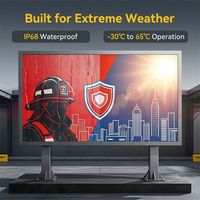 Pantalla LED Publicitaria para Exteriores, Resistente al Agua IP68, 16.7M, Mensajes Desplazables a Todo Color, para Almacenes y Residencias