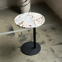 Guanmay Mobilier design moderne personnalisé Table en marbre Table d'appoint de lit de haute qualité