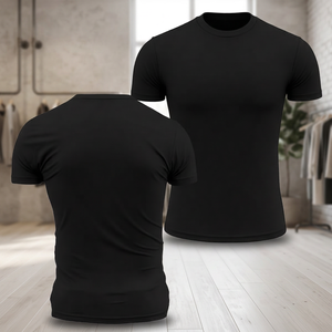 Paquete de 5 Camisetas Deportivas de Compresión para Hombre, Corte Ajustado, Tejido de Punto, Manga Corta, Secado Rápido, Transpirables, Disponibles en Almacén de EE. UU. - Product Image 4