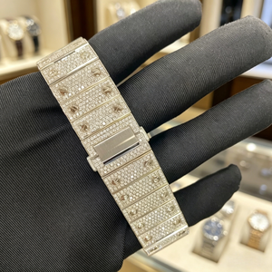 Reloj de Diseño de Alta Gama con Moissanita, Esfera Cuadrada Digital, Resistente al Agua, Mecánico, Brillante y Lujoso para Hombre - Product Image 4