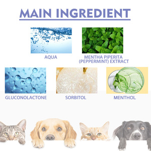 Spray buccal pour chiens et chats Élimine la mauvaise haleine et élimine les taches dentaires 30 ml Rafraîchit naturellement l'haleine - Product Image 6