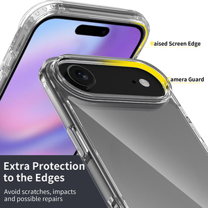 1.5MMクリアアンチイエロー携帯電話ケース 透明スマホカバー iPhone 17 Air 18 Pro Max 16 15 14 13 12 11 Pro対応 - Product Image 6