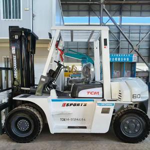 Gebrauchter TCM 6-Tonnen-Dieselstapler in gutem Zustand mit original japanischem Dieselmotor zu verkaufen - Product Image 1