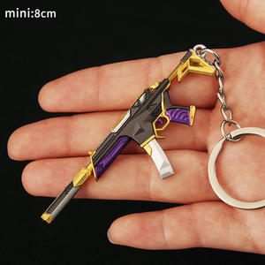 Porte-clé<span class=keywords><strong>s</strong></span> Valorant AK Gun Jeux informatiques Métallique Ornement pour enfants Jouets pour garçons - Product Image 6
