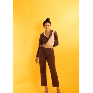 Conjunto de Dos Piezas para Mujer Dusky Dawn, Atuendo Elegante con Diseño Moderno, Ajuste Cómodo, Perfecto para Fiestas - Product Image 1