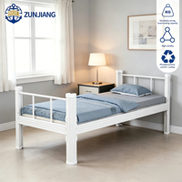 Lit simple en métal en promotion – Robuste et moderne pour dortoirs, chambres, hôtels, écoles, hôpitaux, appartements