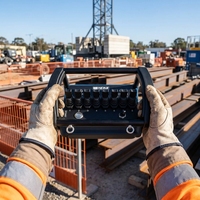 Système de télécommande radio étanche IP67 haute résistance pour le contrôle hydraulique des excavatrices et chargeuses