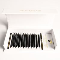 Extensions de cils en cuivre bronze Night Market Street Glow, style streetwear rustique et chaleureux, faciles à poser, 13mm, pour bazar nocturne asiatique en extérieur