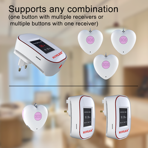 Alarma para Personas <span class=keywords><strong>Mayores</strong></span>, Alerta para Cuidadores, Localizador Móvil para Niños, Alcance <span class=keywords><strong>de</strong></span> 1000m, Inalámbrico, Tuya WiFi, SOS <span class=keywords><strong>de</strong></span> Emergencia, Material ABS - Product Image 5