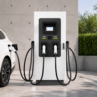 Station de recharge rapide DC tout-en-un professionnelle pour véhicules électriques, norme européenne, 120 kW, 160 kW, double pistolet, intégrée, pour la recharge commerciale de véhicules électriques