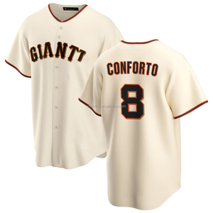 2025 camisetas de béisbol de San Francisco para hombre, ropa de talla grande personalizada, uniformes bordados cosidos transpirables con logotipos - Product Image 3