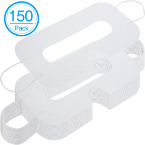 Desechable no tejido de sanitaria de ojo almohadillas blanco máscara de ojo para VR H-T-C Vive auriculares de realidad Virtual - Product Image 1