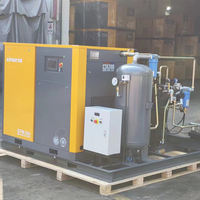 Compresseur à vis rotatif industriel VSD tout-en-un, sans installation, faible bruit, 30hp 40hp 50hp 60hp 75hp 100hp, avec sécheur - Prix