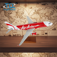 Modèle d'avion Tongde A320 1/100 37,6 cm Air Asia, peinture personnalisable, matériau synthétique en résine, impression sérigraphique