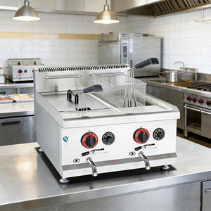 <span class=keywords><strong>Friteuse</strong></span> à beignets professionnelle à gaz avec contrôle de température, <span class=keywords><strong>pour</strong></span> cuisinière à gaz naturel - Product Image 5