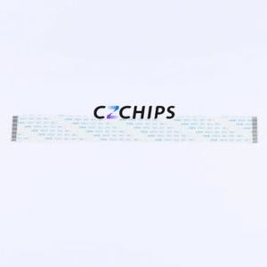 HX FFC-1.0-22P-200mm FFC Cable (Flexible Flat Cable) P=1mm Connector 22P 1mm 0.3mm Non-Inverting - Product Image 1