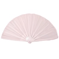 Éventail pliable en soie blanc de 13 pouces, grand format, pour sublimation, imperméable, réutilisable, durable, idéal pour les décorations de fête - Vente chaude