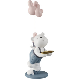 Grand plateau décoratif en forme d'ours agressif, doux pour la décoration de la zone du canapé du salon, idéal comme cadeau de pendaison de crémaillère - Product Image 5
