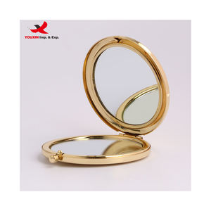 Miroir portable double face pliable, personnalisable avec logo, pour cosmétiques et cadeaux, idéal pour sac à main – Vente en gros directe usine à prix réduit pour achats mixtes - Product Image 4