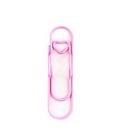 Clips en forme de cœur multifonctionnels Shiyong, clips pour stylos, marque-pages pour une utilisation quotidienne, carnet, agenda, fournitures ménagères