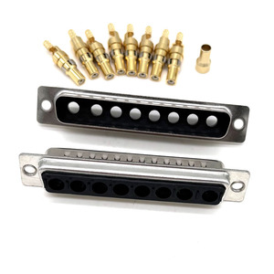 แจ็ค DCM-8W8P-K87รายชื่อบอมสำหรับตัวเมียเป็นปลั๊กตัวผู้ที่อยู่ติดต่อ8ตำแหน่งสายโคแอกซ์หรือ DCA8W8PK87F0ไฟคอมโบ D D D * A - Product Image 5