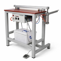 Scelleuse pneumatique à film plastique 860K, refroidie par eau, double température, écran LCD numérique pour rouleaux de papier absorbant et de serviettes en papier