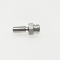 Edelstahl Zweiteiliges Mutter- und Klemmring-Set Crimpfitting für Brems-, Kraftstoff- und Ölschläuche