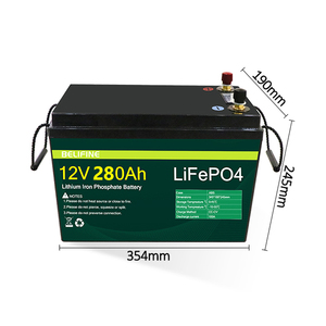 6000 딥 사이클 12.8V 280Ah 리튬인산철 배터리 3584WH 고에너지 밀도 리튬 배터리 12V 280Ah RV 해양 트롤링 모터용 - Product Image 5