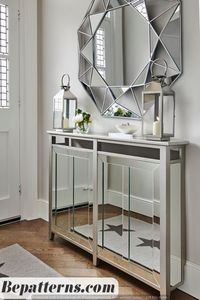 Bán Buôn Hiện Đại Thanh Lịch Phong Cách Anh Nhập Bảng Với Gương Pháp Gương Giao Diện Điều Khiển Bảng Trang Trí Nội Thất - Product Image 6