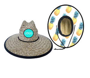 <span class=keywords><strong>2022</strong></span> élégant nouvelle arrivée Design qualité mexicain Sombrero plage large bord sauveteur Surf chapeau <span class=keywords><strong>de</strong></span> paille sur mesure pour la vente en gros - Product Image 1