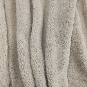 Khăn Trải Giường Vải Rèm Vải Siêu Mềm 100% Polyester Vải Dệt Gấu Teddy Lông