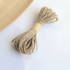 Fabriek Custom Jute Natuurlijke Kleur Hennep Touw Gebak Voedsel Verpakking Dozen Zaktouw 1/<span class=keywords><strong>2</strong></span>/3Mm Jute Cake Verpakking Touw - Product Image 5