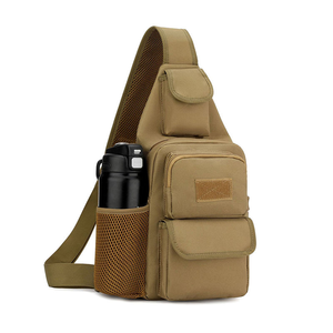 Sac de poitrine tactique à bandoulière unique, porte-bouteille d'eau décontracté, sac bandoulière en polyester tendance - Product Image 2