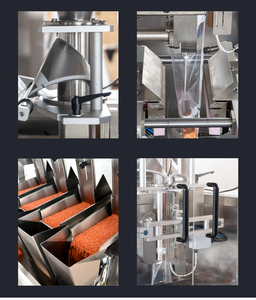 Aperitivos inflados <span class=keywords><strong>con</strong></span> <span class=keywords><strong>palomitas</strong></span> de maíz saladas, bolsas para galletas y dulces, máquinas de envasado de alimentos de llenado Vertical <span class=keywords><strong>con</strong></span> pesaje automático de varios cabezales - Product Image 5