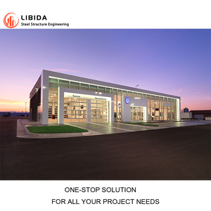 Сборные строительные стальные конструкции мастерская Легкая установка 4s автосалона с бесплатным дизайном - Product Image 3
