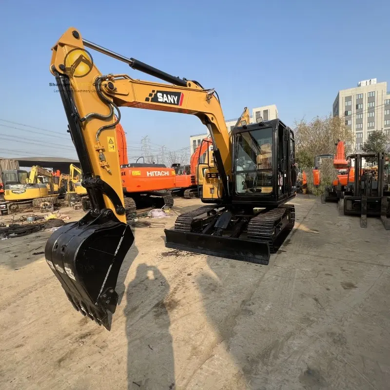 Excavadora usada SANY75C con piezas de calidad y costo más barato Hecho en China Modelo de 2021 años
